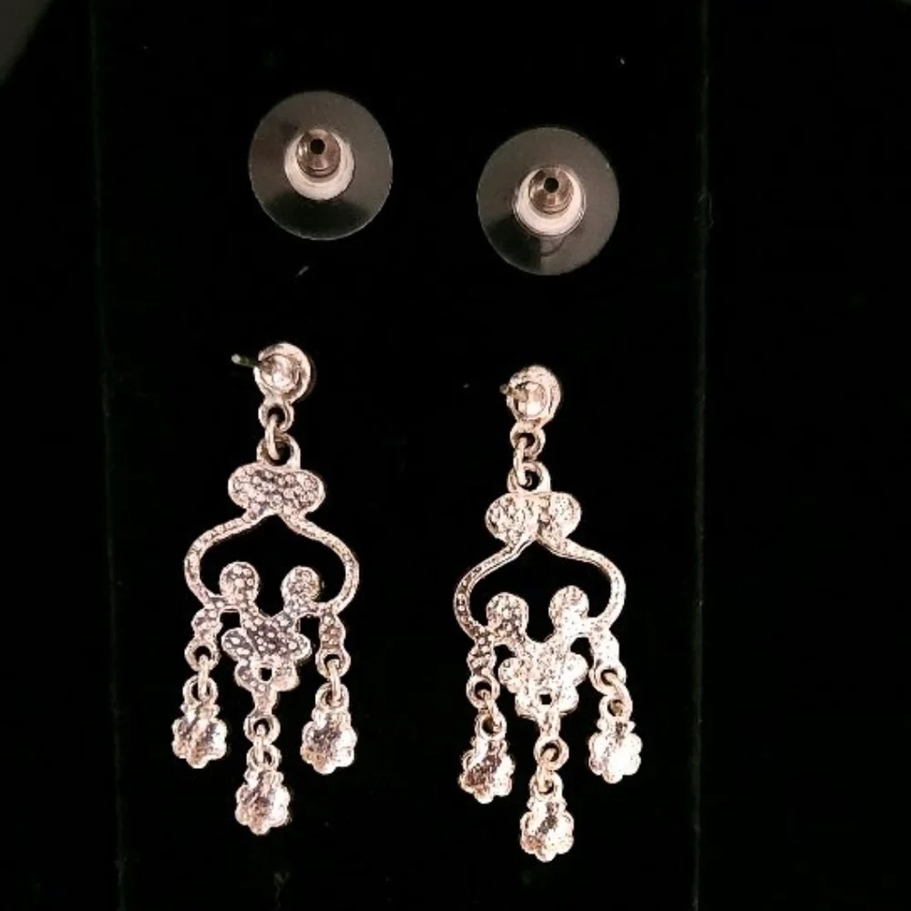 Costume Chandelier Crystal Drop Earrings